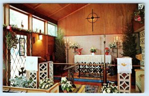 TUCKERTON, NJ New Jersey ~ Interior CHAPEL of the HOLY SPIRIT 1963  Postcard