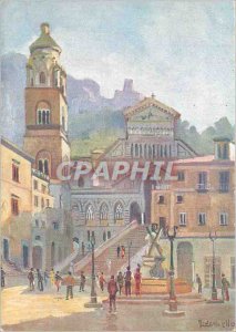 Modern Postcard Amalfi Cathedral