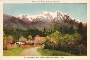 Mt. Arrowsmith near Alberni Vancouver Island BC Unused Coast Publ. Postcard G9