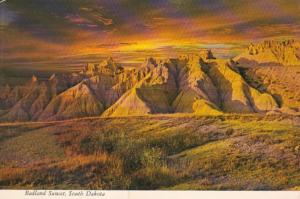 South Dakota Badlands Sunset 1971