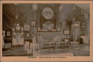 B577 Tunisia Sousse salle d`Honneur du 4e Tirailleurs