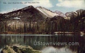 Longs Peak from Bear Lake - Estes Park, Colorado CO Postcard