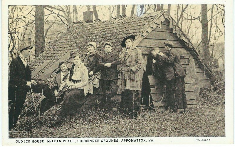 W.E. Burgess Old Ice House McLean Place Surrender Grounds, Appomattox, VA 