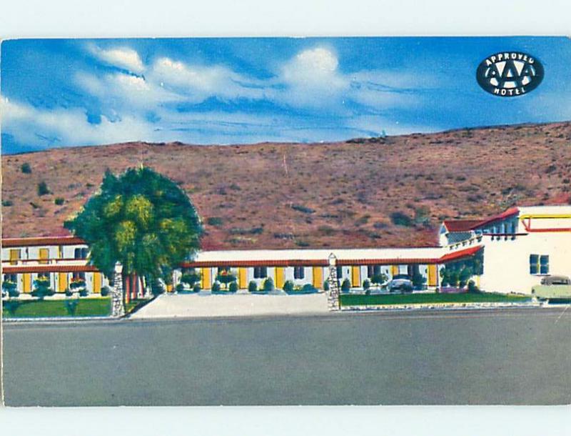 Pre-1980 APPROVED AAA MOTEL GENERIC CARD hk1765