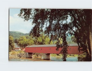 Postcard West Cornwall Covered Bridge, West Cornwall, Vermont
