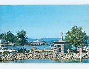 Unused Pre-1980 OLD CARS AT LAKE Weirs Beach New Hampshire NH hn3549@