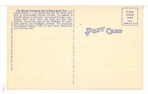 CT - New London. Ocean Beach Park Swimming Pool ca 1940's