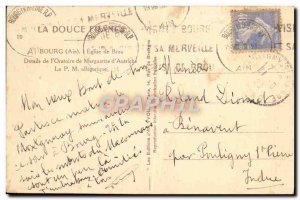 Postcard Old Brou Church Bourg Details of & # 39oratoire Marguerite d & # 39A...