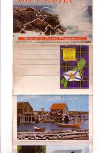 Nova Scotia, Yarmouth Lighthouse, Lobster Traps, Bluenose II, Souvenir Folder