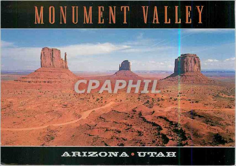 Postcard Modern Monument Valley Arizona Utah