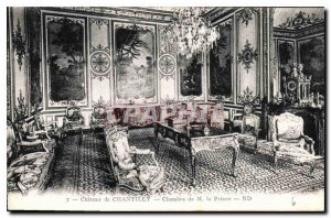 Old Postcard Chateau de Chantilly Room M Prince