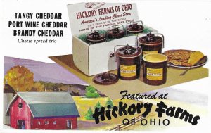 Hickory Farms of Ohio Cheese Spreads Tangy, Port Wine & Brandy Cheddar