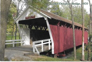 Cutler-Donahoe Covered Bridge Built 1870 Madison County Iowa 4 by 6