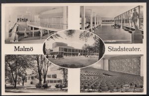 Sweden Postcard - Malmo Stadsteater   RS3112