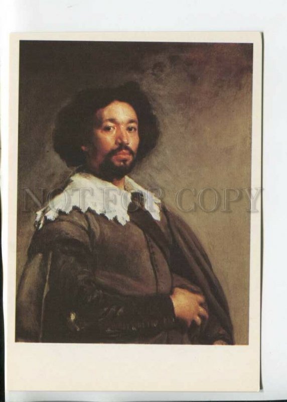 468792 USSR 1981 metropolitan museum Velasquez portrait Juan de Pareja postcard