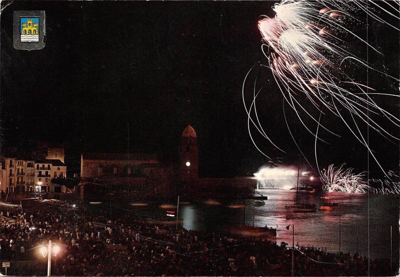 BF1798 collioure vermeille  fete nocturne   france