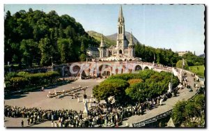 Old Postcard Lourdes Sick in the wizard path Crolx