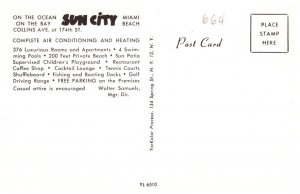 Florida  Miami Beach  Sun City Hotel  pool side