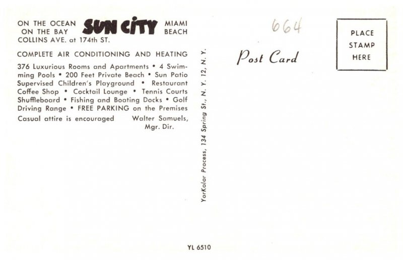 Florida  Miami Beach  Sun City Hotel  pool side