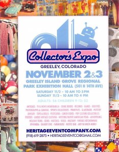 Collectors Expo , Greeley, Colorado  