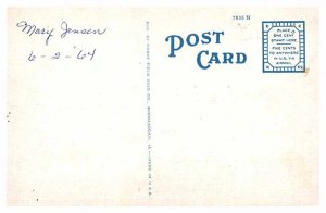 Postcard GARDEN SCENE Shenandoah Iowa IA AQ7252
