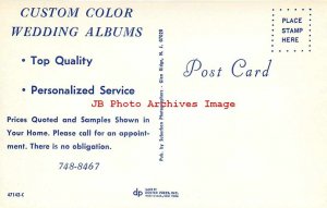 Advertising Postcard, Suburban Photographers, Weddings Promo, Glen Ridge NJ