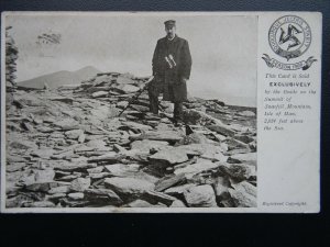 Isle of Man SNAEFELL MOUNTAIN Sold Exlusively by the Summit Guide c1908 Postcard