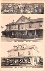 Old Central House - Natural Bridge, New York NY Postcard