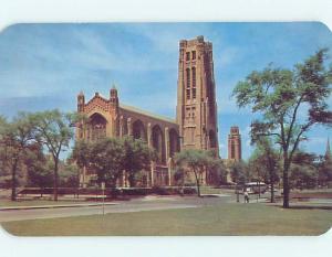 Unused 1950's CHURCH SCENE Chicago Illinois IL p3530