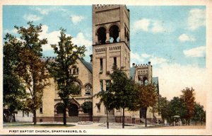 South Carolina Spartanburg First Baptist Church Curteich