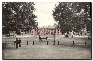 Old Postcard London Hyde Park