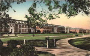 Durham North Carolina NC Duke University East Campus Albertype Vintage Postcard