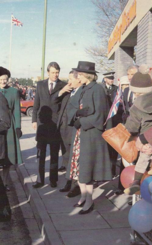 Princess Diana at York Yorkshire Security Guard in 1981 Royal Royalty Postcard