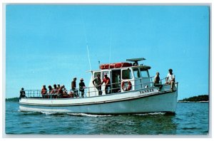 The Fishing And Excursion Vessel Yankee Boat Small Point Maine ME Postcard