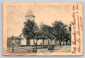 Aburi Basel Mission Church Gold Coast  Postcard 1907 Ghana Africa