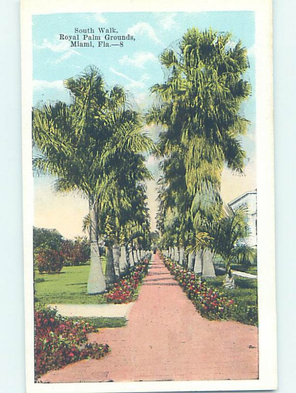 W-border ROYAL PALM GROUNDS Miami Florida FL AD4571