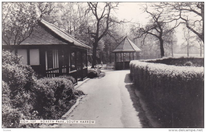 RP; SOUTH HARROW, London, England, United Kingdom; Roxeth Park, 1950s