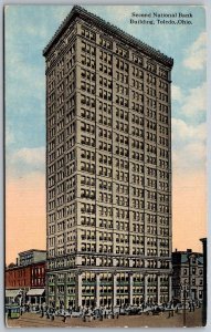 Toledo Ohio c1910 Postcard Second National Bank Building