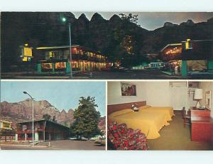 Unused Pre-1980 PIONEER LODGE MOTEL & RESTAURANT Springdale Utah UT u4671@