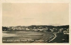 1931 Mt Edgecumbe SITKA ALASKA RPPC Real Photo postcard 5403