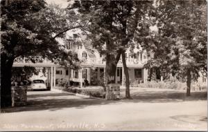 Hotel Paramount Wolfville NS Nova Scotia Unused RPPC Real Photo Postcard E21