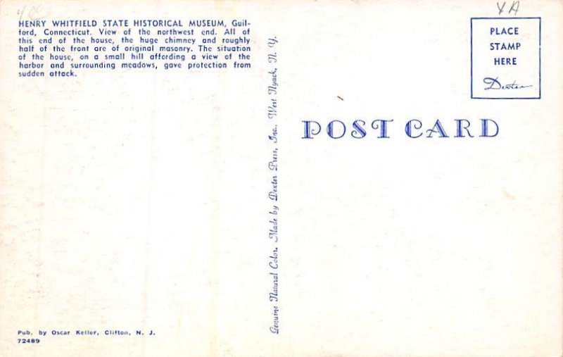 State Historical Museum Henry Whitfield Guilford CT 