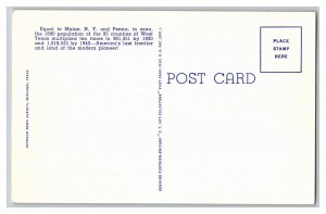 Postcard TX Greetings From Lamesa Texas LARGE Letter 