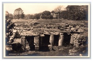 RPPC Roman Fort Hypoaust Cilurnum Walwick Northumberland England Postcard S24