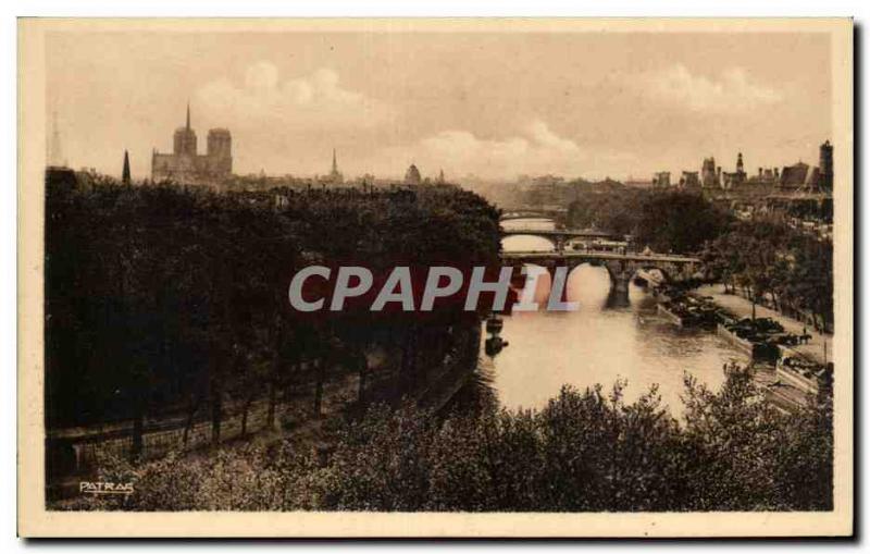 Paris Old School Old Postcard Massillon hotel Fieubet bati by Man Sart Quai d...