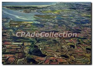 Postcard Modern Country Gu?randais aerial view of the salt marshes or strange...