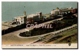 Old Postcard Sainte Adresse Regates Palace and Palais du Commerce