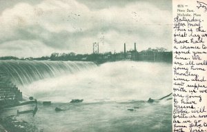 Vintage Postcard 1906 New Dam Water Source Reservoir Holyoke Massachusetts MA