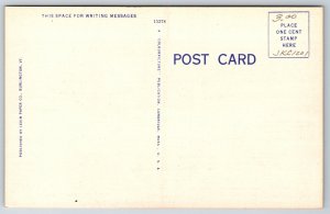 Greetings From Fort Ethan Allen Vermont~Multi-View Of Bldgs~Vtg Linen Postcard