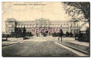 Germany - Germany - Kaiserslautern - Pfaelz - Gewerbemuseum - Old Postcard